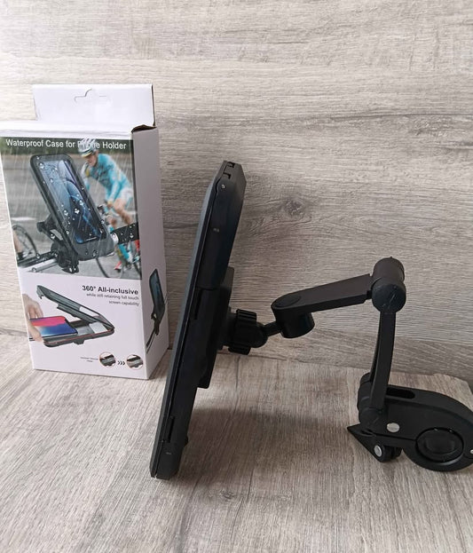 Soporte de Celular para Moto – Impermeable, Seguro y con Rotación 360°